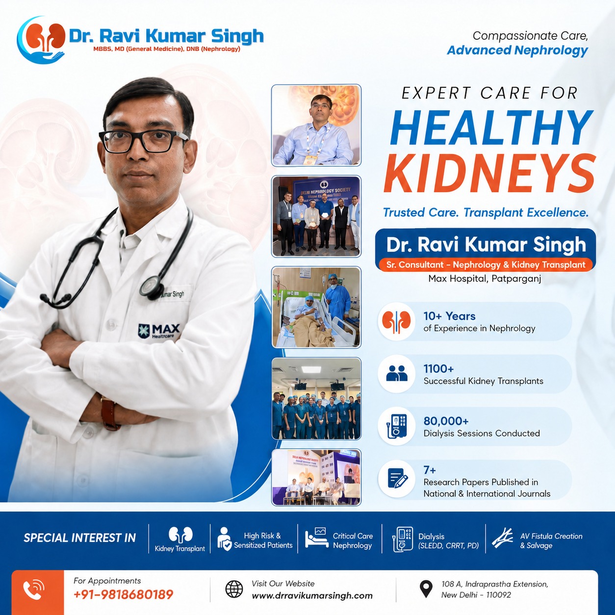 Expert Care for Healthy Kidneys with Dr. Ravi Kumar Singh